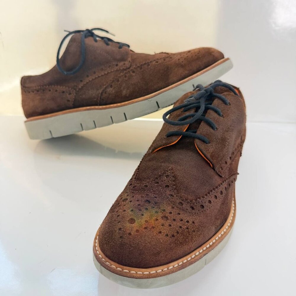 Jimmy Choo Men’s Suede Brogue Shoes – Size 41 EU / US 8